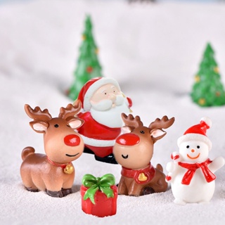 ตุ๊กตาเรซิ่น รูปซานตาคลอส กวางเอลก์ ขนาดเล็ก สําหรับตกแต่งบ้าน เทศกาลคริสต์มาส ปีใหม่ 2022