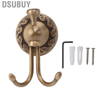 Dsubuy Wall Mounted  Hooks Copper Metal Vintage European Style Clothes Hanger