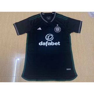 เสื้อยืด ลายทีมชาติฟุตบอล Celtic Home and Away 23/24 ชุดเหย้า สําหรับผู้ชาย