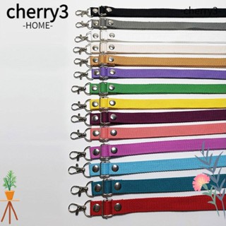 CHERRY3 สายสะพายกระเป๋า ผ้าแคนวาส ประดับหมุด ปรับได้ 130 ซม. สําหรับผู้หญิง