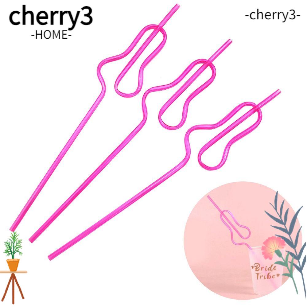 cherry3-หลอดดูดน้ําเต้า-แบบใช้แล้วทิ้ง-หลากสี-สําหรับตกแต่งโต๊ะอาหาร-ปาร์ตี้-น้ําผลไม้