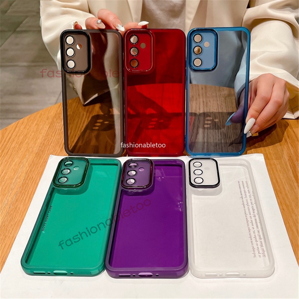 เคสโทรศัพท์-ซิลิโคนนิ่ม-กันกระแทก-ปิดด้านหลัง-ปิดเลนส์กล้อง-แฟชั่น-สําหรับ-samsung-galaxy-a14-lte-a24-a34-a54-a14lte-a-14-a-24-a-34-a-54-4g-5g-2023