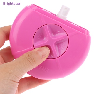 Brightstar ใหม่ มีดโกนหนวด ทรงกลม แบบพกพา พร้อมขวดน้ํา 4 In 1 สําหรับผู้หญิง 1 ชิ้น