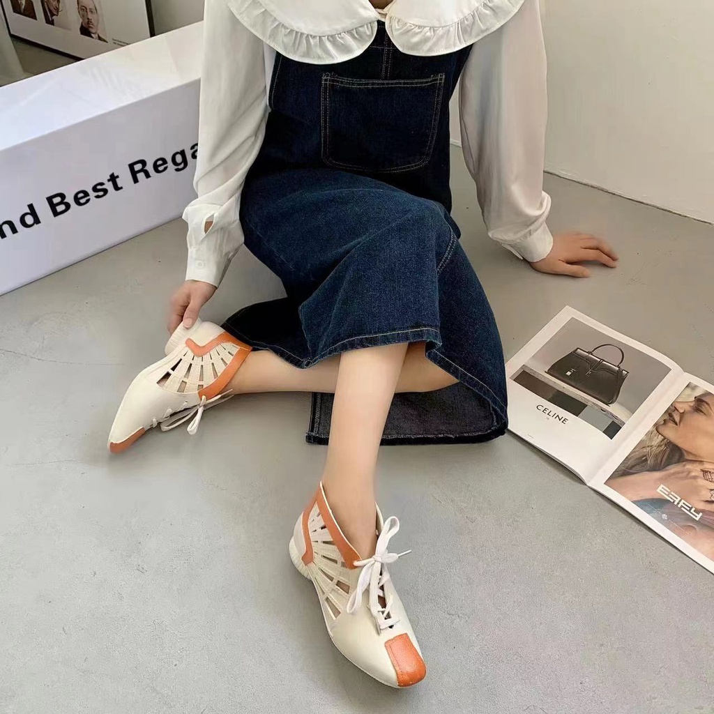 รองเท้าหนังผู้หญิง-รองเท้าหนังสไตล์อังกฤษ-size-35-40