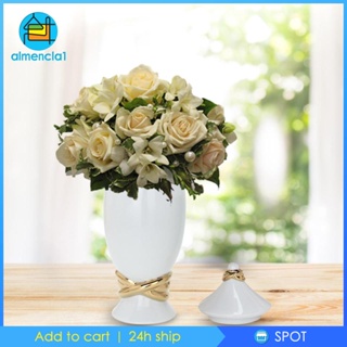 [Almencla1] แจกันเซรามิค พร้อมฝาปิด สําหรับใส่ขิง ดอกไม้ ตกแต่งห้องนอน งานแต่งงาน ทางเข้า