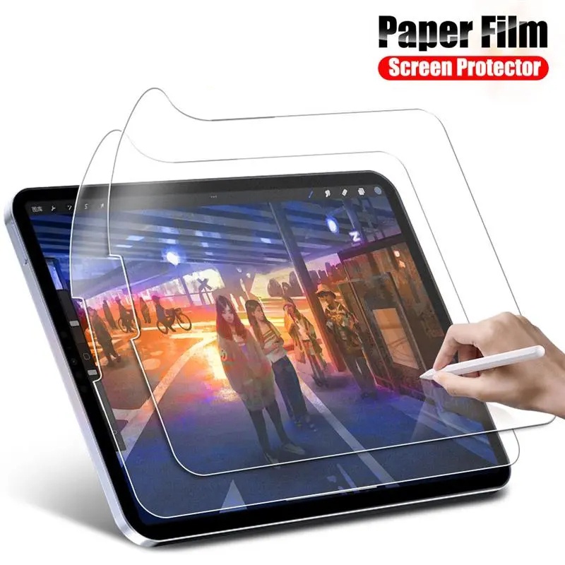 ฟิล์มกระดาษกันรอยหน้าจอ-สําหรับ-ipad-10th-10-9-2022-pro-11-2021-2020-2018-air-5-4-air-3-2-1-9-7-2017-2018-5th-6th-10-2-9th-8th-7th-gen-mini-6