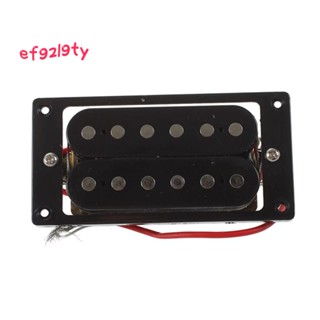 ปิ๊กอัพกีตาร์ไฟฟ้า Humbucker Double Coil สีดํา 2 ชิ้น และสกรูกรอบ 1 ชุด