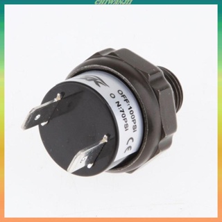 [Chiwanji1] สวิตช์ควบคุมแรงดันคอมเพรสเซอร์ 12V 70-100PSI Off 1/4 นิ้ว NPT