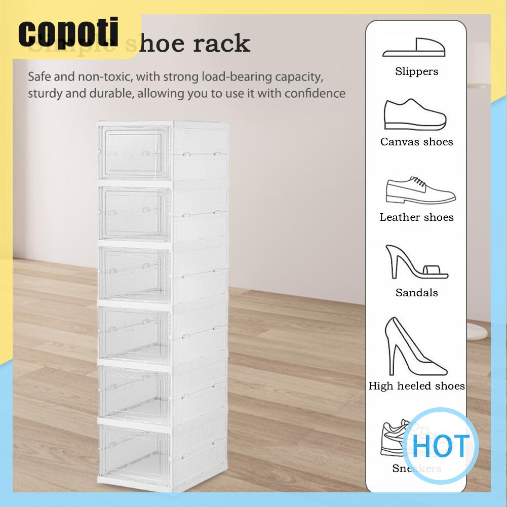 copoti-ชั้นวางรองเท้า-แบบหลายชั้น-พับได้-เรียบง่าย-สําหรับห้องนั่งเล่น-บ้าน