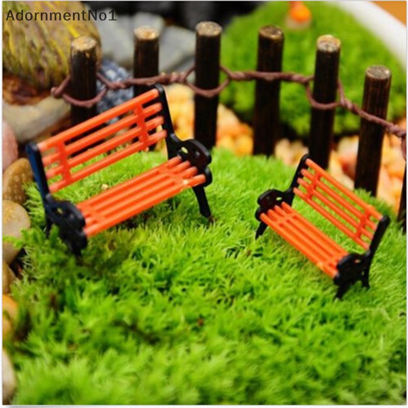 adornmentno1-ม้านั่งสวนจิ๋ว-งานฝีมือ-สไตล์แฟรี่-สําหรับตกแต่งบ้านตุ๊กตา