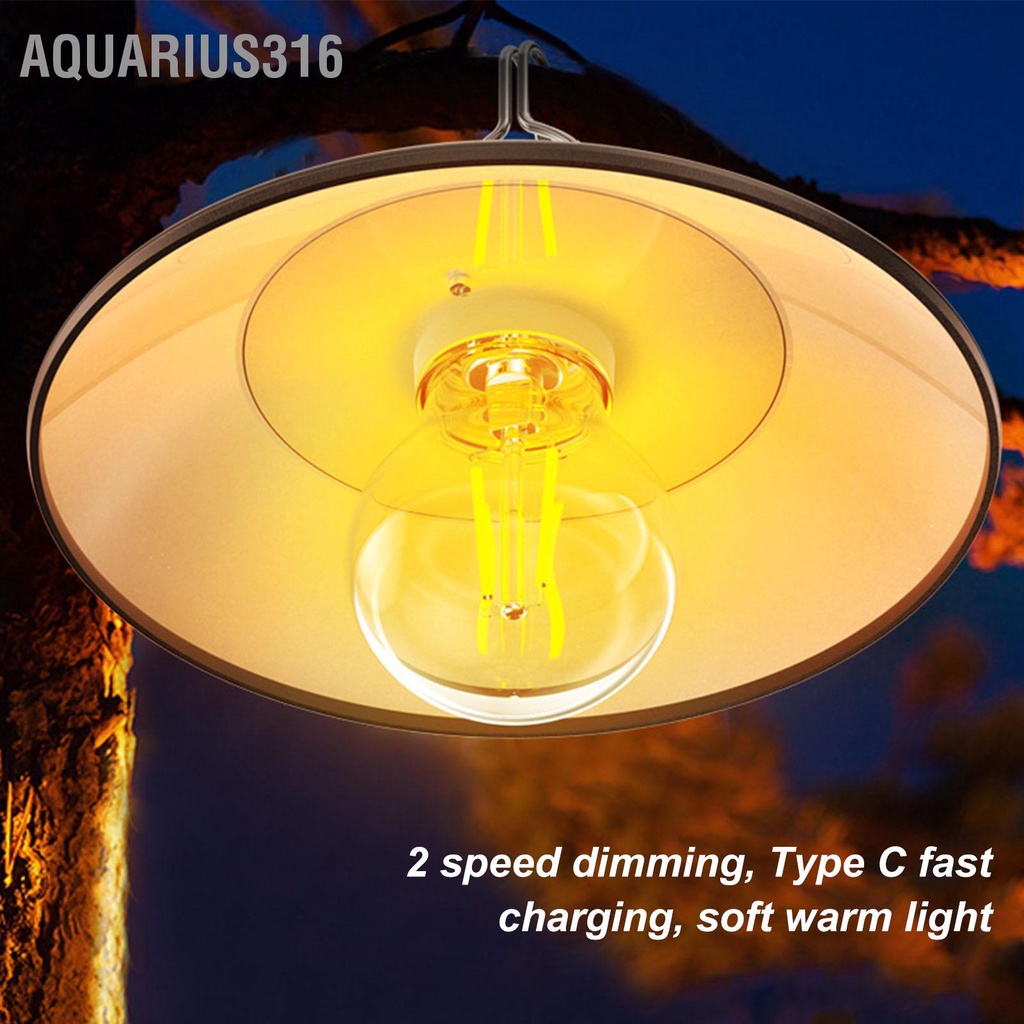 aquarius316-ไฟตั้งแคมป์เต็นท์-usb-ชาร์จปรับความสว่างมัลติฟังก์ชั่ย้อนยุคแบบพกพาแขวนไฟตั้งแคมป์-3-7v
