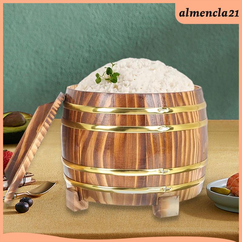 almencla-ถังไม้ใส่ข้าวปั้นซูชิ-16-ซม-ใช้ง่าย-สําหรับร้านอาหาร-ห้องครัว
