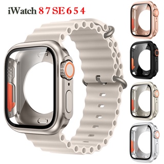เคสนาฬิกาข้อมือซิลิโคน เปลี่ยนเป็น Ultra 49 มม. สําหรับ Smart Watch band 45 มม. 44 มม. iwatch 5 6 4 7 8