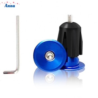 【Anna】2PCS Handlebar End Plugs Expander Mountain Road Bike Aluminum Grips Cap