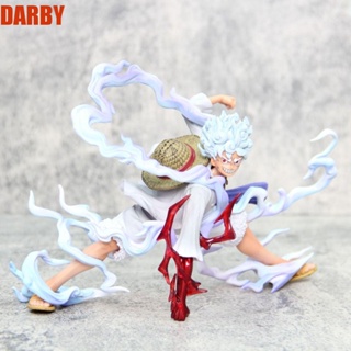 Darby ฟิกเกอร์ PVC รูปปั้นอนิเมะ Nika Luffy Gear 5th Sun God Nika Luffy Gear 5th 16 ซม.