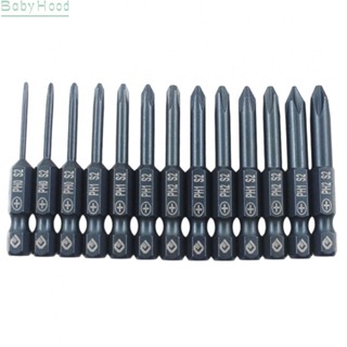 【Big Discounts】5pcs 50mm Blue Magnetic Cross Screwdriver Bits Set Electric Screwdriver PH0 PH2#BBHOOD