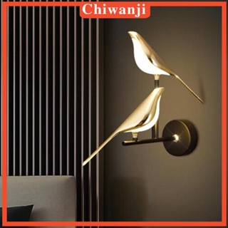 [Chiwanji] โคมไฟติดผนังอะคริลิค LED รูปนก สําหรับตกแต่งบ้าน ออฟฟิศ และโรงนา