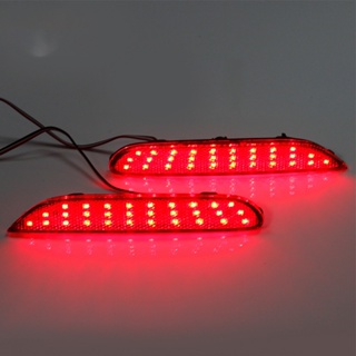 เลนส์สีแดง LED สําหรับ Infiniti Q50 เปลี่ยนไฟเลี้ยว ไฟเบรก 1 คู่