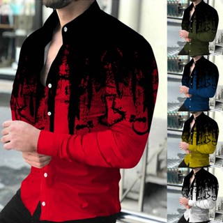 เสื้อเบลาส์บาร็อค แขนยาว พิมพ์ลาย 3 มิติ สไตล์บาร็อค สําหรับทุกโอกาส