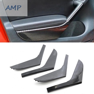 ⚡NEW 8⚡Enhance the Look with Carbon Fiber Style Door Trim for Golf 6 2009 2013 4Pcs Set