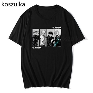 Japanese Anime Jujutsu Kaisen T Shirt Fashion Men Kawaii Top Male Graphic Casual Cotton Tees Cool Cartoon Tshirt Un_03
