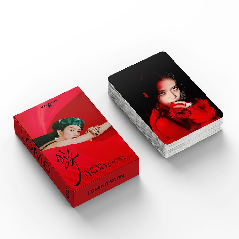 โปสเตอร์-อัลบั้มรูปภาพ-blackpink-star-merchandise-jisoo-kim-ji-soo-lomo-card-solo-55-ชิ้น
