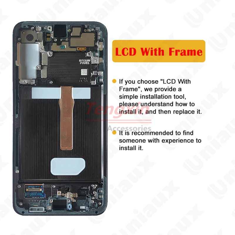 หน้าจอสัมผัสดิจิทัล-lcd-6-6-นิ้ว-สําหรับ-samsung-galaxy-s22-plus-5g-lcd-sm-s906b-samsung-s22