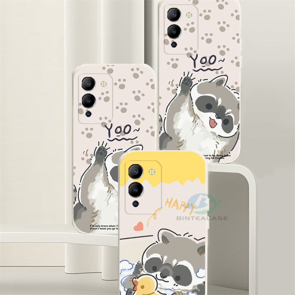 เคสโทรศัพท์มือถือ-แบบนิ่ม-ลายแรคคูน-สําหรับ-infinix-hot-30i-zero-5g-2023-note-12-2023-12-g96-12-pro-11-hot-12-pro-20s-smart-7-6-smart-5-hot-11s-nfc-hot-12-11-10-9-play-hot-10s-10t-binteacase