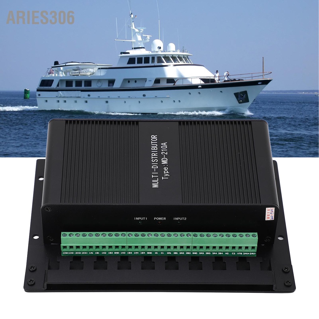 aries306-สำหรับ-nmea-marine-เรือสัญญาณ-splitter-อินพุตช่องสัญญาณคู่-10-ช่องเอาต์พุต-iec61162-1-standard-compliant-signal-distributor