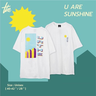 【hot tshirts】🔥 Urthe - เสื้อยืด รุ่น 🌞 SUN &amp; MOON 🌙 🔥2022