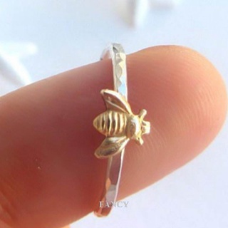 Fancy แหวนเครื่องประดับ อินเทรนด์ สําหรับผู้หญิง ผึ้งน้อยน่ารัก แหวนน่ารัก ปาร์ตี้ ของขวัญเด็กผู้หญิง
