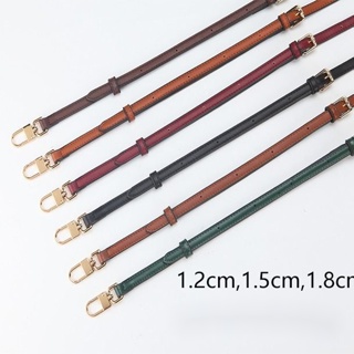 สายสะพายกระเป๋าหนังแท้ หนัง PU ปรับได้ ปรับระดับได้ Leather Shoulder Sling Strap Replacement