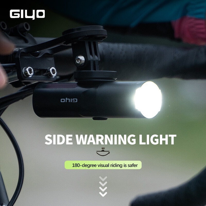 giyo-ไฟจักรยาน-led-360-ไฟฉายติดด้านหน้าจักรยาน-กันน้ํา-ip66-400-600-800-lumens-ชาร์จ-usb-หมุนได้