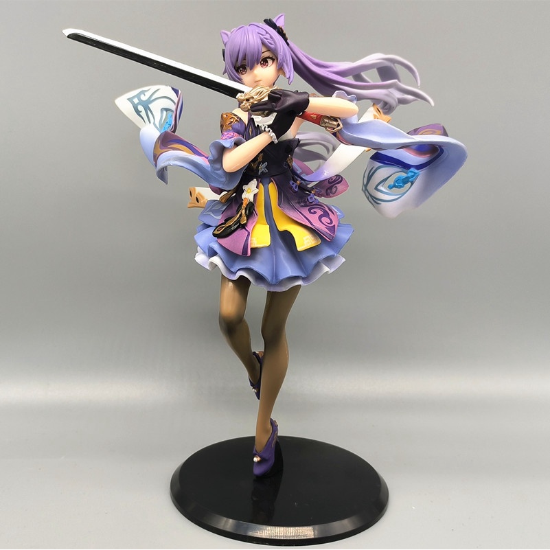 keqing-genshin-โมเดลฟิกเกอร์-pvc-อนิเมะ-genshin-impact-girl-ขนาด-24-ซม-สําหรับตกแต่งโต๊ะ