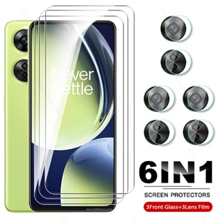 ฟิล์มกระจกนิรภัยกันรอยหน้าจอ สําหรับ OnePlus Nord CE 3 Lite 5G 6in1 One Plus NordCE 3Lite CE3 Light CPH2467 2023