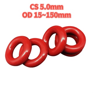 [WDY] ปะเก็นโอริงยาง รูปตัว O สีแดง OD15-90 * Cs5.0 มม. กันน้ํา ทนอุณหภูมิสูง