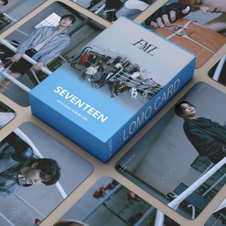 Seventeen FML โปสการ์ด อัลบั้ม LOMO Photocard จํานวน 55 ชิ้น ต่อกล่อง