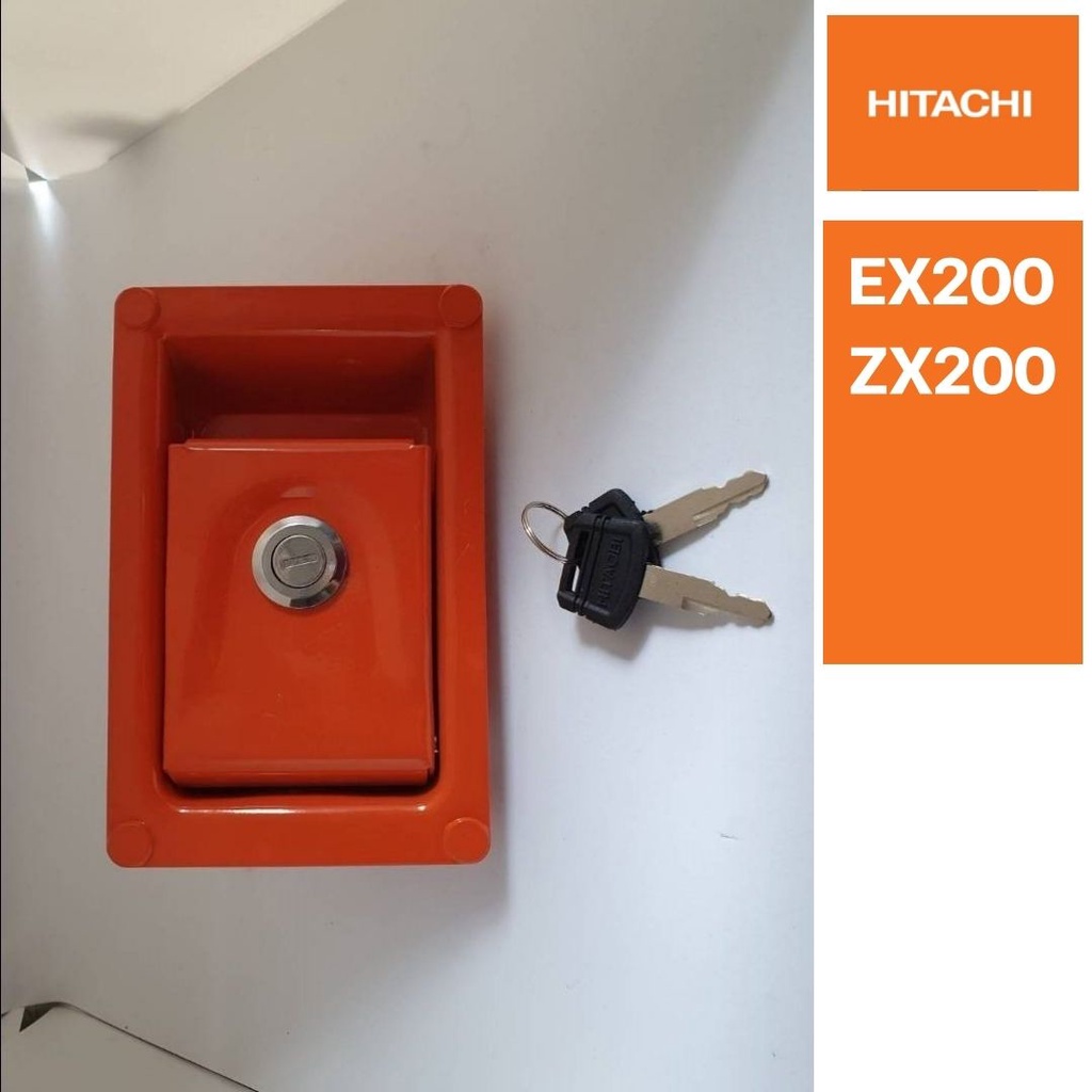 ล็อกฝาข้าง-สีส้ม-ฮิตาชิ-hitachi-ex200-zx200