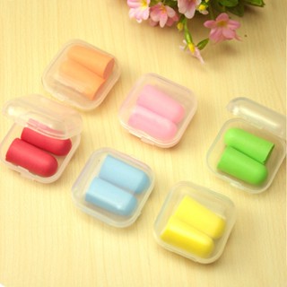 ที่อุดหูลดเสียงรบกวน Comfort Earplugs Foam Soft Ear Plugs Noise Reduction Earplugs Protective For Sleep Slow Rebound Earplugs