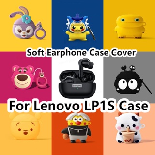 【จัดส่งด่วน】เคสหูฟัง แบบนิ่ม ลายการ์ตูนกระต่าย และดาวน่ารัก สําหรับ Lenovo LP1S LP1S
