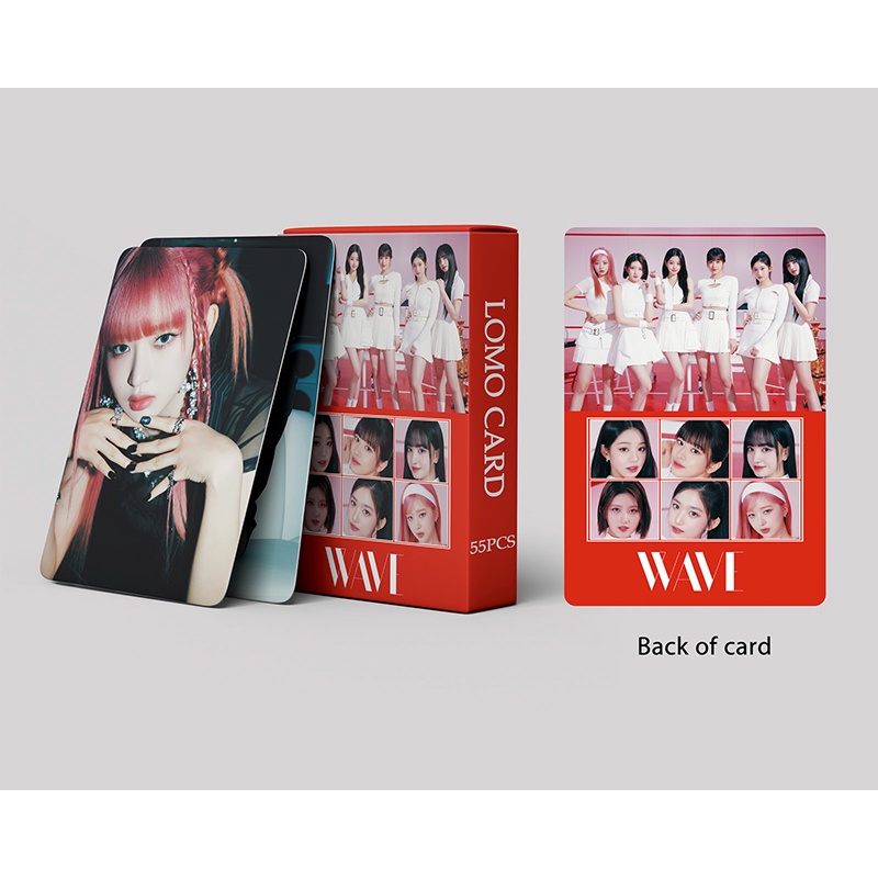 โปสการ์ด-ive-photocards-wave-lomo-สําหรับสะสม-55-ชิ้น-กล่อง