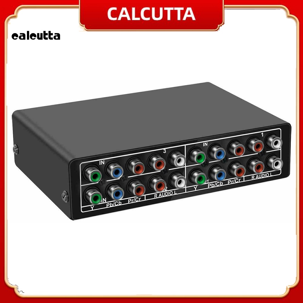 calcutta-อะแดปเตอร์สวิตช์เลือก-av-5rca-3-ทาง-เข้า-3-ออก-1-สําหรับ-ps4