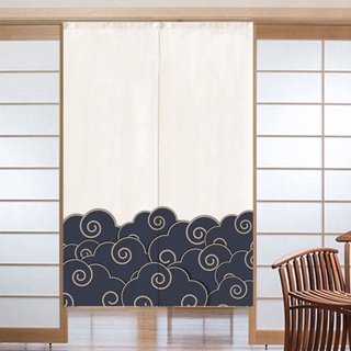 ผ้าม่าน แบบครึ่งหนึ่ง สไตล์ญี่ปุ่น สําหรับห้องครัว ห้องนอน