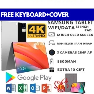 ภาพหน้าปกสินค้าTablet PC แท็บเล็ต 11.5 Inch Android 9.1 16GB RAM 512GB ROM สองซิม 4G LTE รองรับซิมการ์ดทุกเครื่อข่าย จากร้าน top.gadget88 บน Shopee