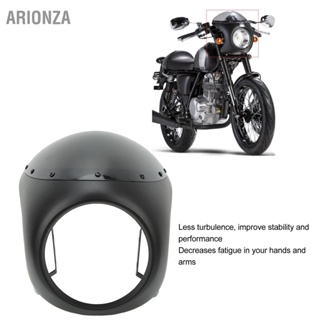 ARIONZA ไฟหน้ารถจักรยานยนต์ 7in Fairing พื้นผิวเรียบทนต่อการสึกหรอ Universal Fit สำหรับรถมอเตอร์ไซด์รอบไฟหน้า