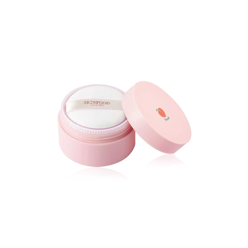 skinfood-peach-cotton-multi-finish-powder-15g-สกินฟู้ด-แป้งฝุ่นเนื้อละเอียด