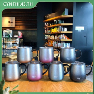 355มิลลิลิตร/473มิลลิลิตร TYESO 304สแตนเลสสูญญากาศถ้วยกาแฟที่มีฝาปิดสำนักงานแบบพกพานมเครื่องดื่มน้ำชา Cynthia