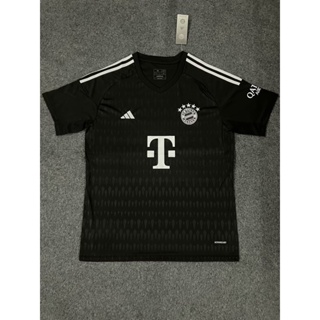 2324 Bayern เสื้อยืด แขนสั้น ลายผู้รักษาประตู สีดํา คุณภาพสูง AAA+