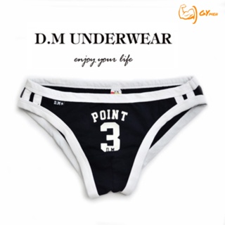 [GYMen] D.m กางเกงชั้นใน ผ้าฝ้าย เอวต่ํา เซ็กซี่ สไตล์สปอร์ต แฟชั่นสําหรับผู้ชาย