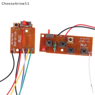 Che 4CH บอร์ดรับส่งสัญญาณ PCB วงจร 27MHz พร้อมรีโมตคอนโทรล สําหรับรถบังคับ